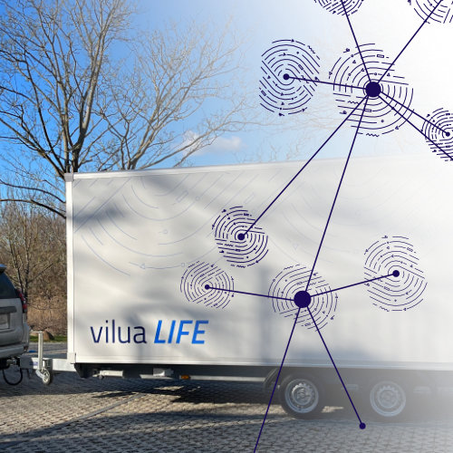 viluaLIFE Medical Trailer erhebt Studien dezentral durch mobile Erfassung der Untersuchungswerte